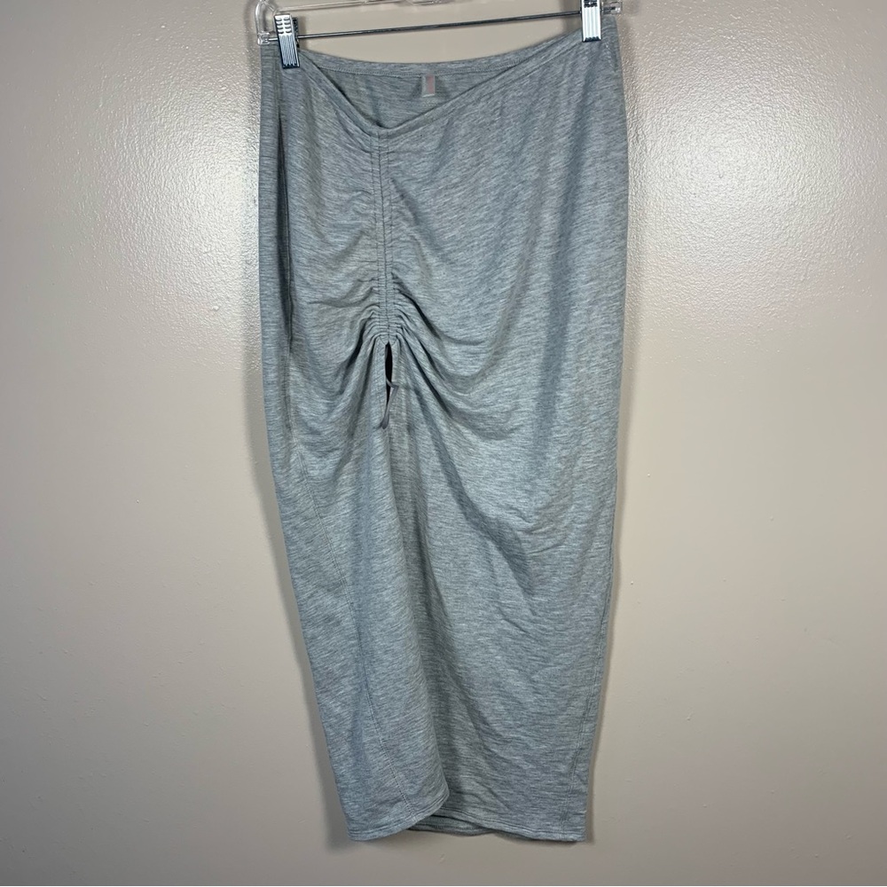 Free People Movement Monroe Ruched Midi Skirt - Picture 2 of 12